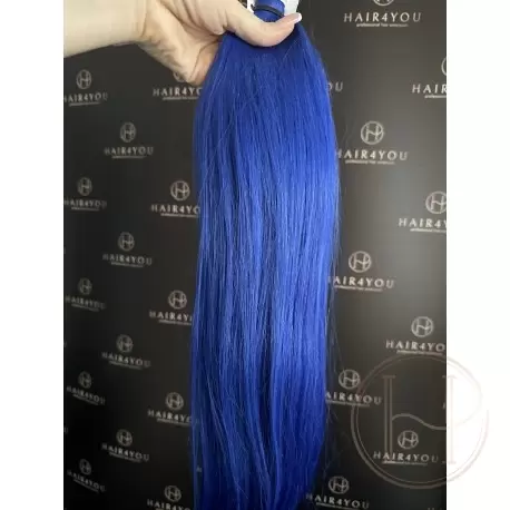 LuxLine kitka włosów 50cm blue 25g kolorowe