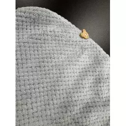Turban do włosów - ręcznik błękitny z mikrofibry