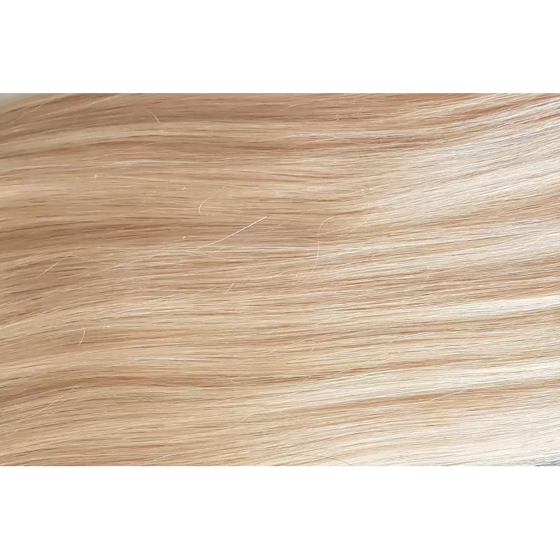 Seamless Clip-In Hair Extensions 40cm #613 Lightest Blonde