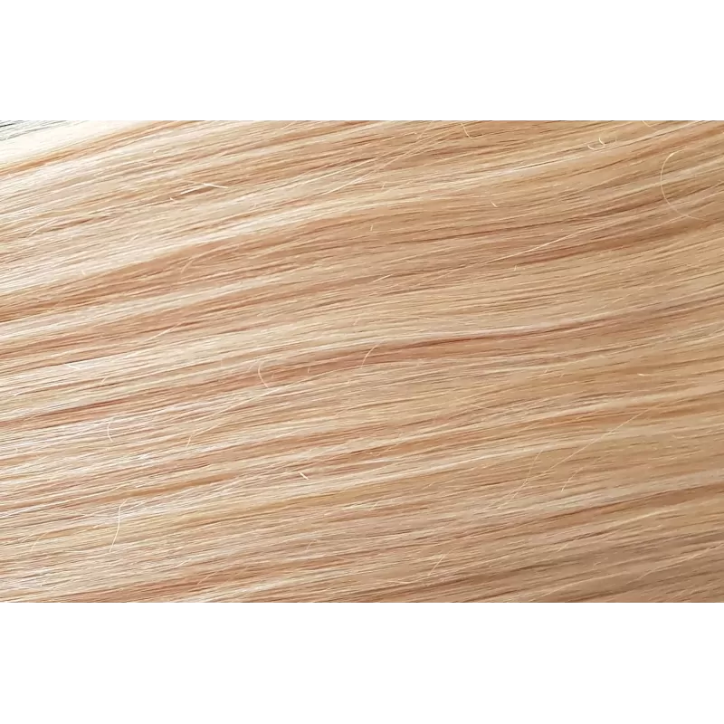 Natural Hair 40cm SEAMLESS Clip-in Set #24 Golden Blonde