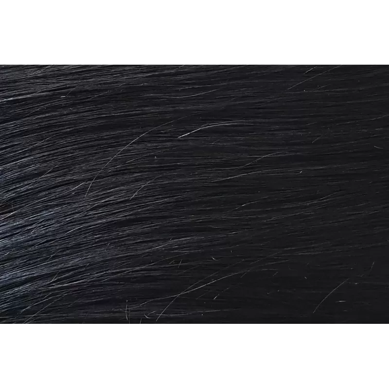 30cm Seamless Clip-in Hair Extensions - Black