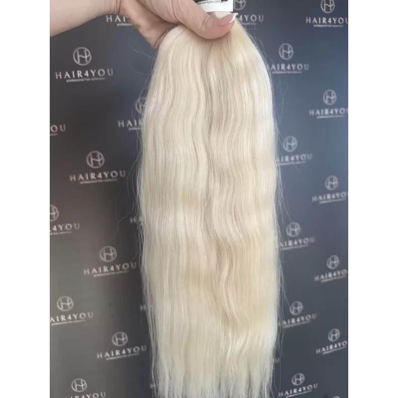 55 cm 42 g Zopf aus slawischem Echthaar (Single Donor)