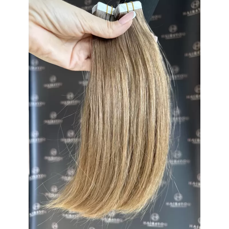 SLAVISCHES JUNGFERNHAAR Tape-In 28cm 62g 14 Tressen