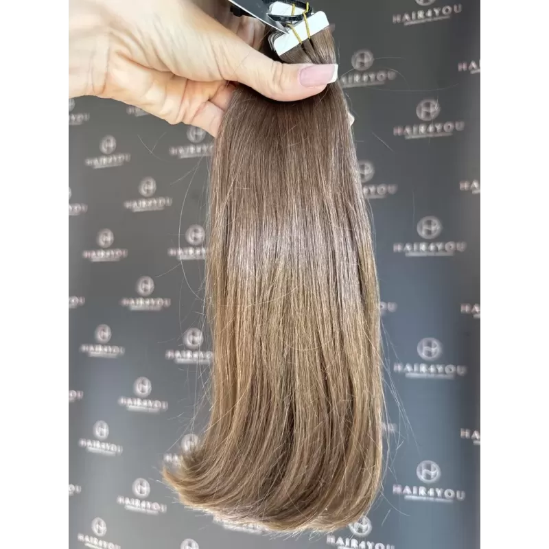 Slawisches Jungfrauenhaar Tape-On 33cm 50g 12 Tressen