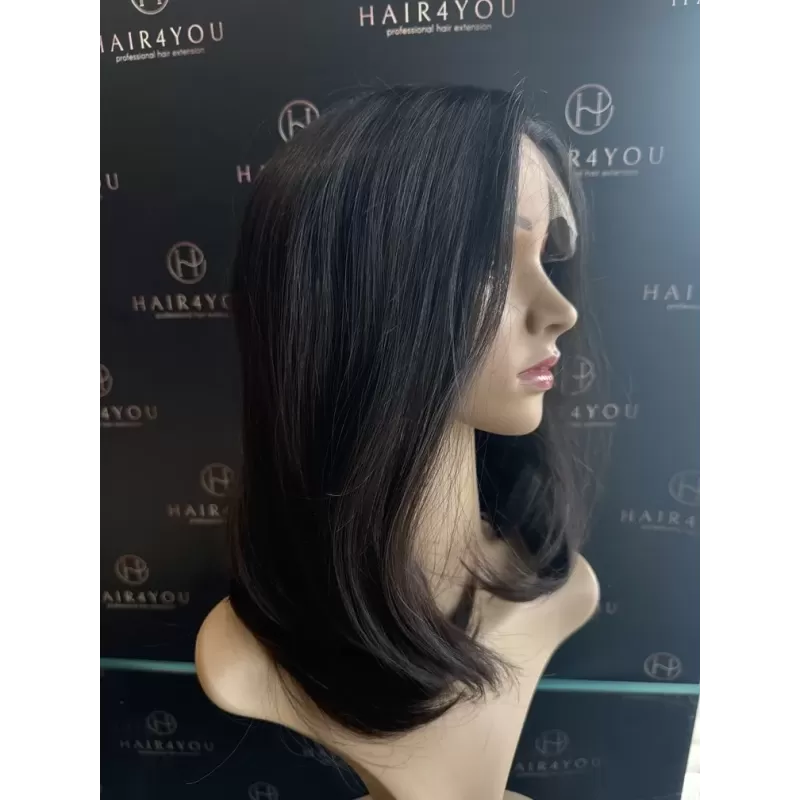 Lace Front Wig 1B 19"