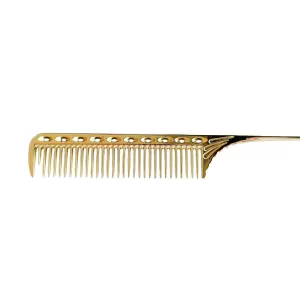 Friseurkamm mit Metallspitze GOLD