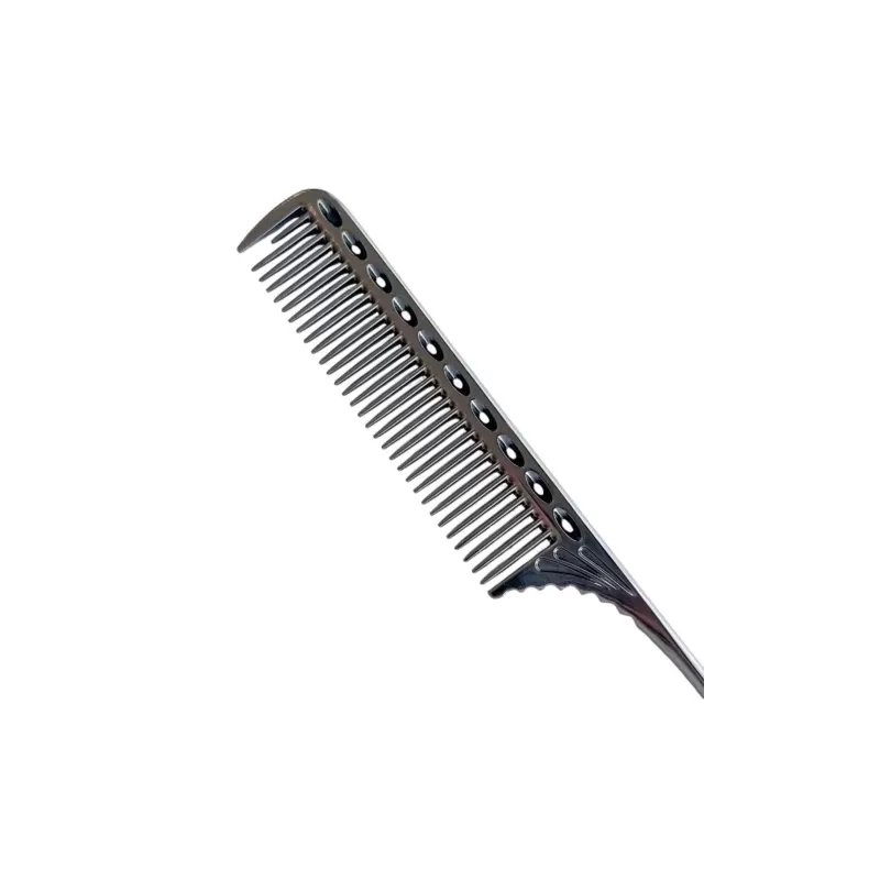 Sectioning Comb with Pointed Tail - Black