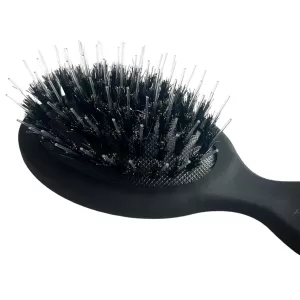 MINI BRUSH Kleine Haarbürste für Extensions Schwarz