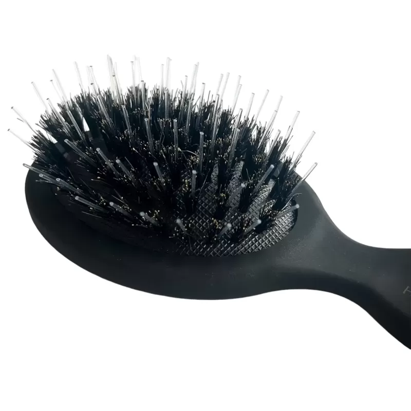 MINI BRUSH Kleine Haarbürste für Extensions Schwarz