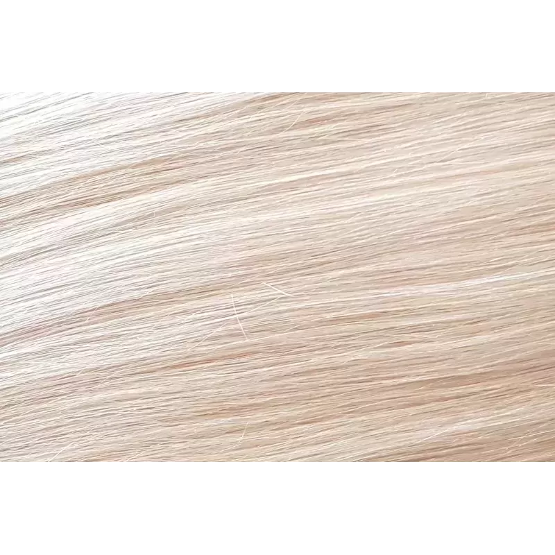 60 Platinum Blonde Natural Hair Clip-in Set 50cm 3 Wefts