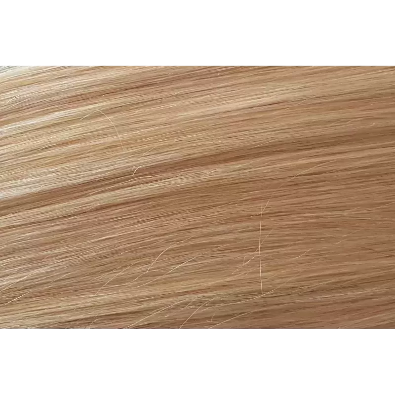 22 Beige Blond Echthaar 40cm Clip-In Set 3 Tressen
