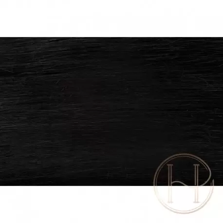 1 czarny 50cm BabyHair NANORINGI SOFT 20szt. REMY 0,8g