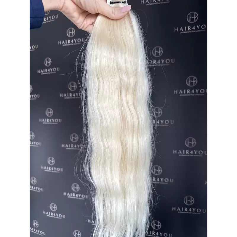55 cm 58 g Zopf aus slawischem Echthaar (aus einem Zopf)
