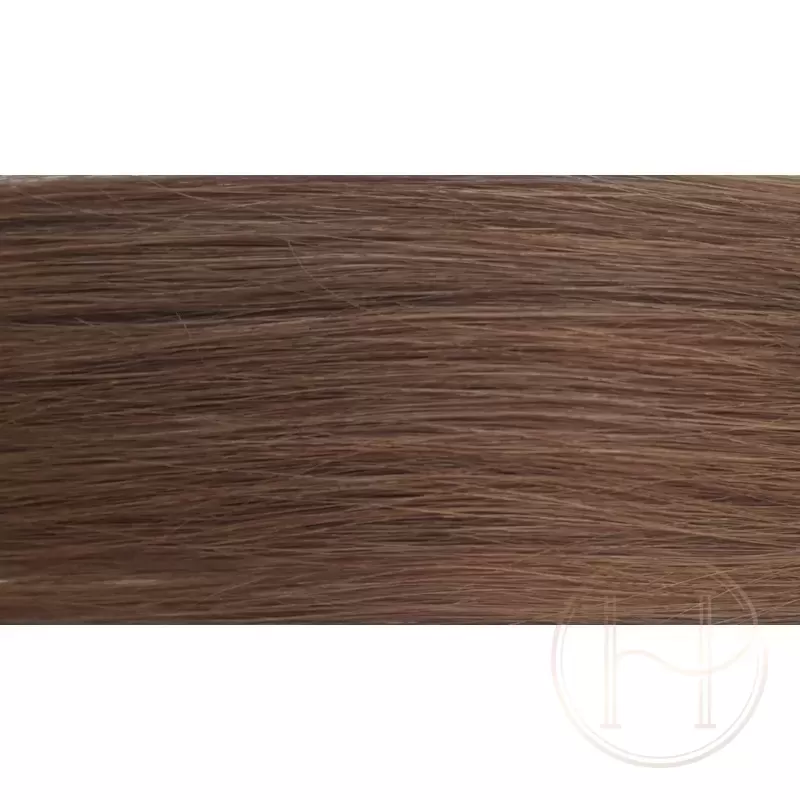 6 Hellbraun 30cm PONYTAIL Clip in GoldLine