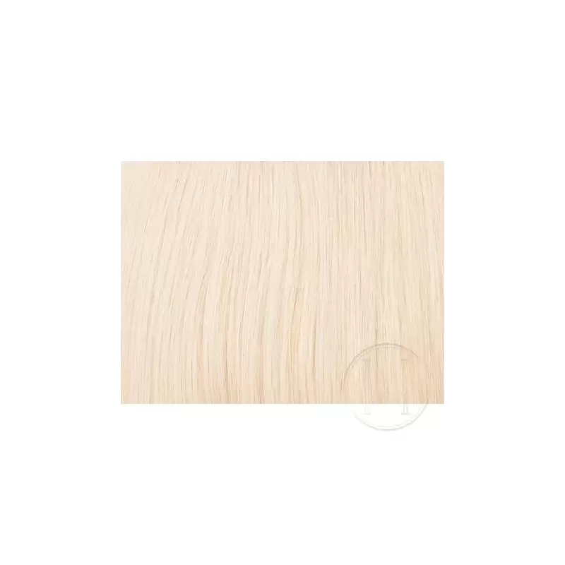 #60 Platinum Blonde 50cm Keratin Hair Extensions 1g 10pcs
