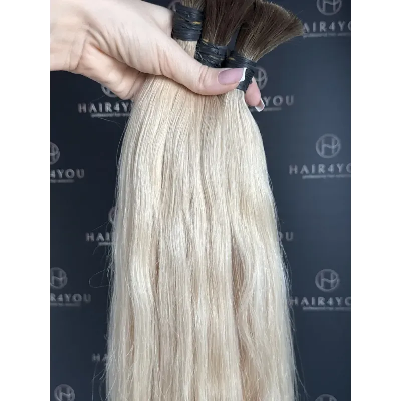 AB Arctic Blonde 50cm GoldLine SOFT Loose Bundle 25g