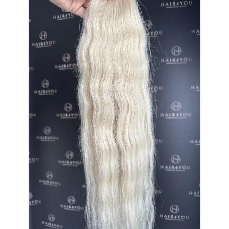 55cm 85g Single Donor Slavic Hair Ponytail