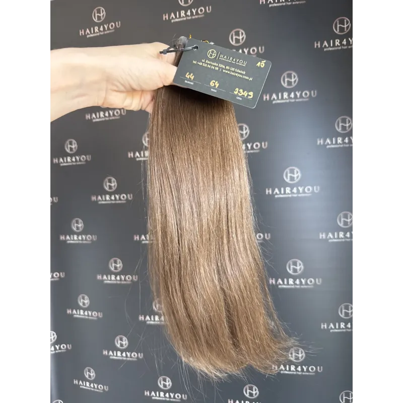 44cm 64g SLAVISCHES JUNGFRAUENHAAR Tape on 15 Tressen