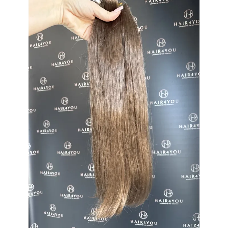 50cm 117g VIRGIN SLAVIC HAIR tape-in 15 sandwiches