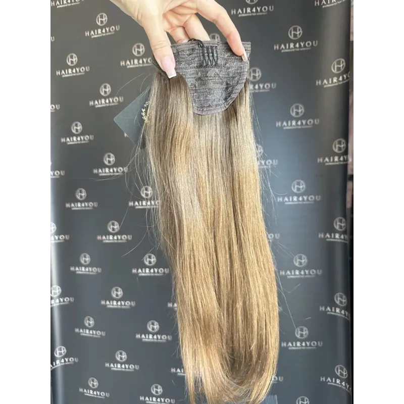43/47cm 83g SLAVISCHES JUNGFRAUENHAAR Clip-in-Strähne