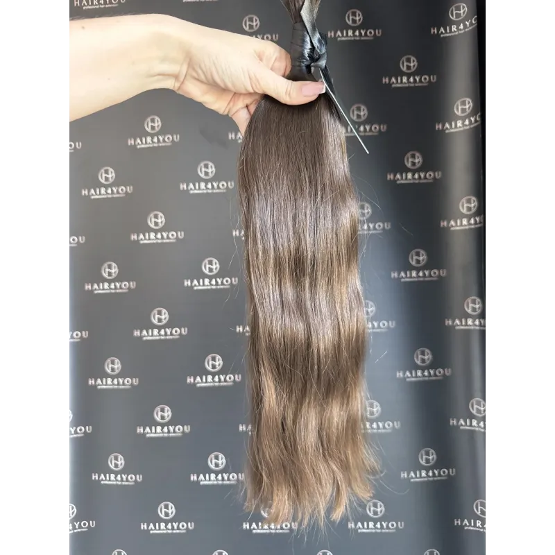 53cm 84g SLAWISCHES UNBEHANDELTES ECHTHAAR