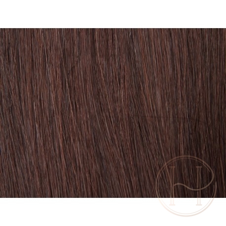 4 brąz Włosy na taśmie silikonwej 50cm skin weft TAPE ON