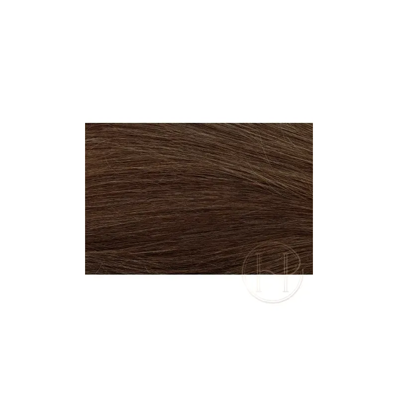3 Soft Brown 50cm BABYHAIR 20pcs REMY Flat MINI BONDS Keratin Ultrasound