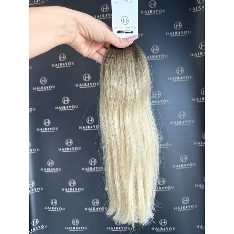 45cm 89g ZOPF SLAVISCHES HAAR von einem Kopf