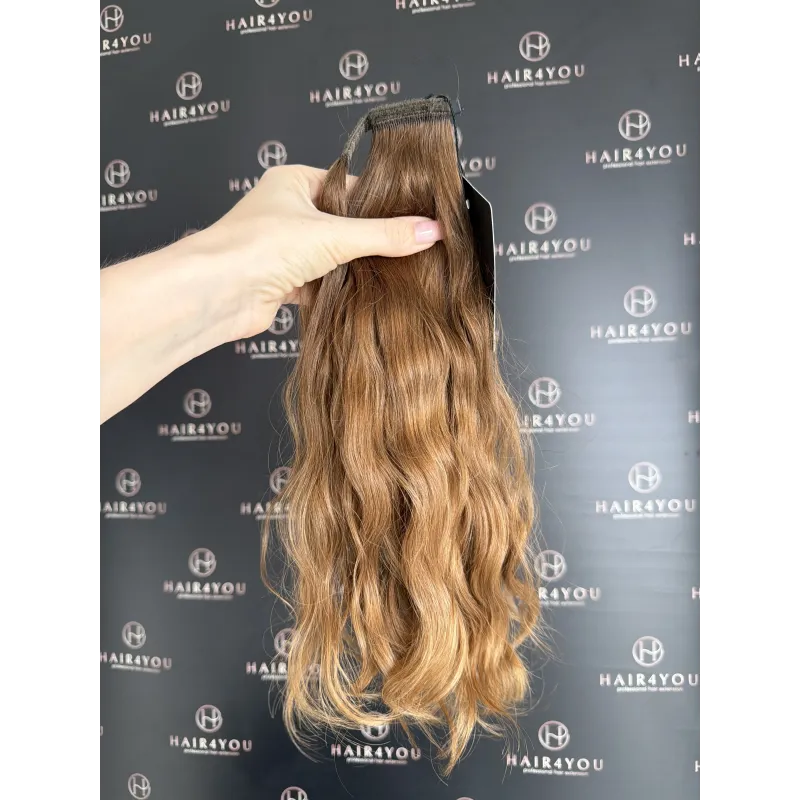 36/40cm 62g SLAVISCHES JUNGFRAUENHAAR Clip-in-Strähne
