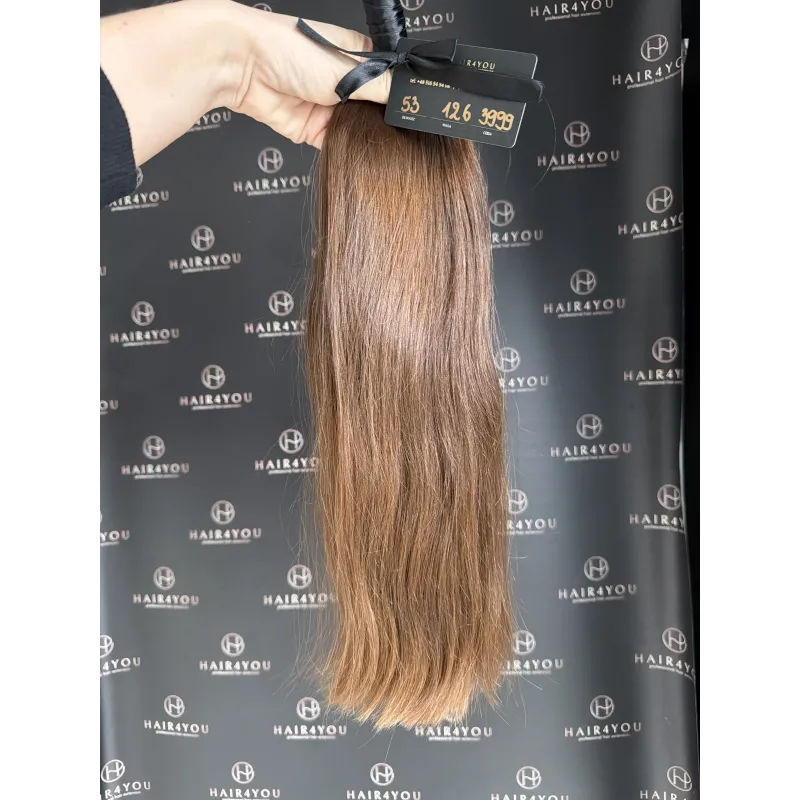 53cm 126g SLAVISCHES JUNGFRAUENHAAR