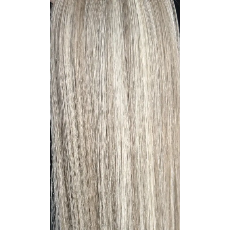 P8/60 Carmel Latte 40cm Flat Keratin Hair GoldLine WAVE