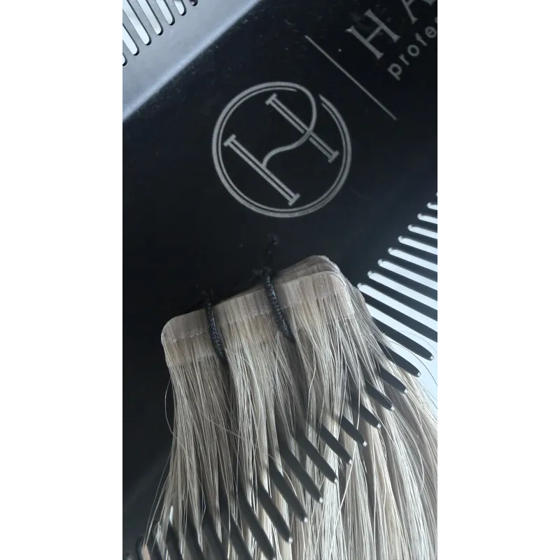 8/22 Nicea Blonde 40cm SLIM TAPE ON 3cm GoldLine WAVE Hair