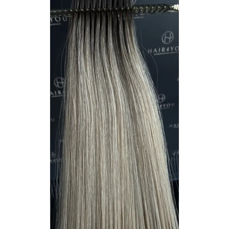 MB Monaco Blonde 40cm GoldLine ULTRASONIC 20pcs REMY Flat MINI BONDS Ombre