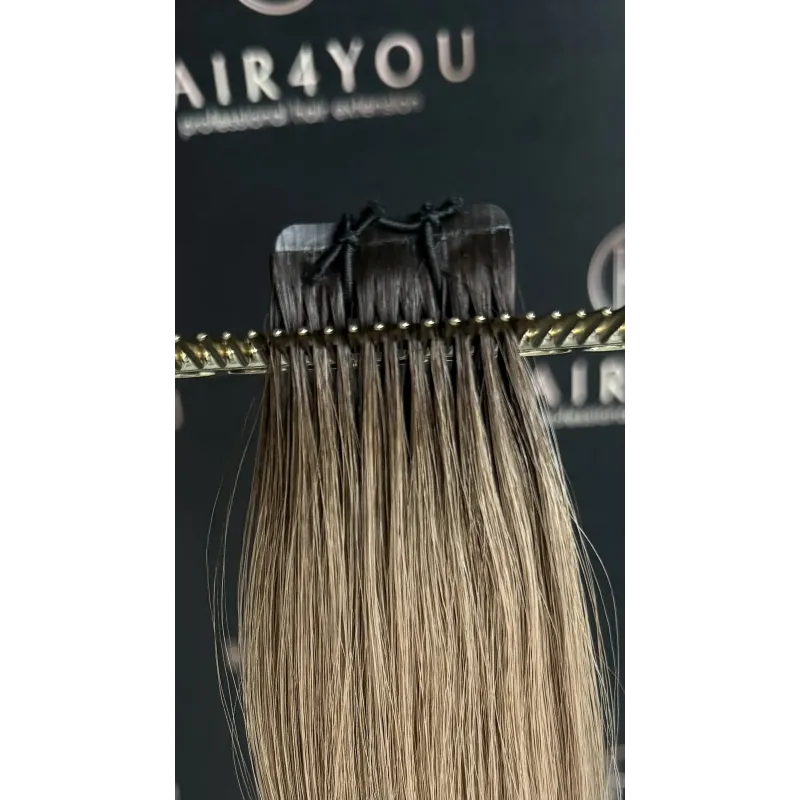 1b/5 Espresso 50cm SLIM TAPE ON 3cm GoldLine SOFT Hair