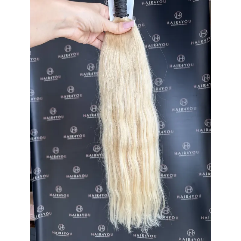 57cm 122g Slavic Hair Ponytail - Single Donor