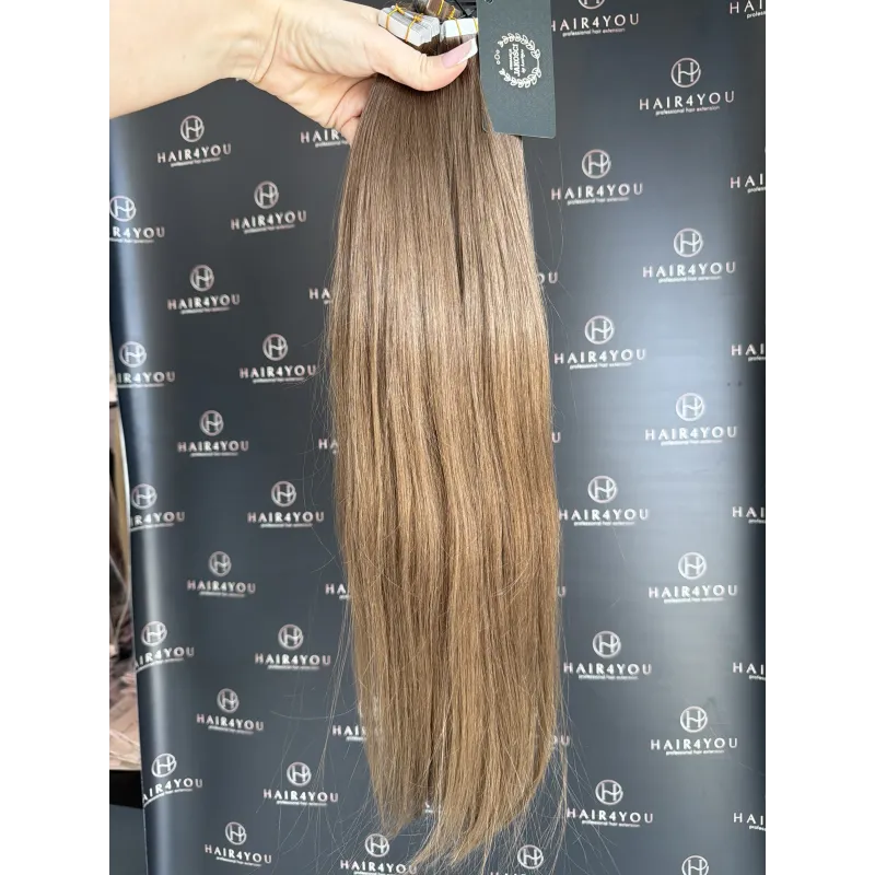 63cm Virgin Slavic Tape-In Hair Extensions (20 pieces)