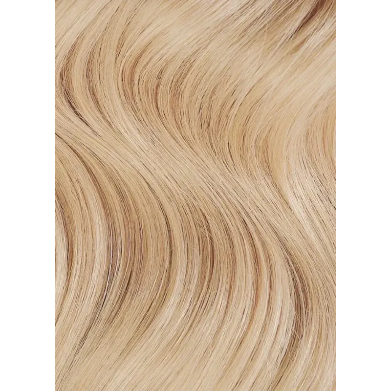 24 Medium Blonde 50cm Seamless LONG TAPE ON H-GENIUS GoldLine SOFT Hair