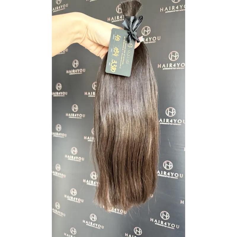 49cm 154g SLAWISCHES JUNGFRÄULICHES HAAR