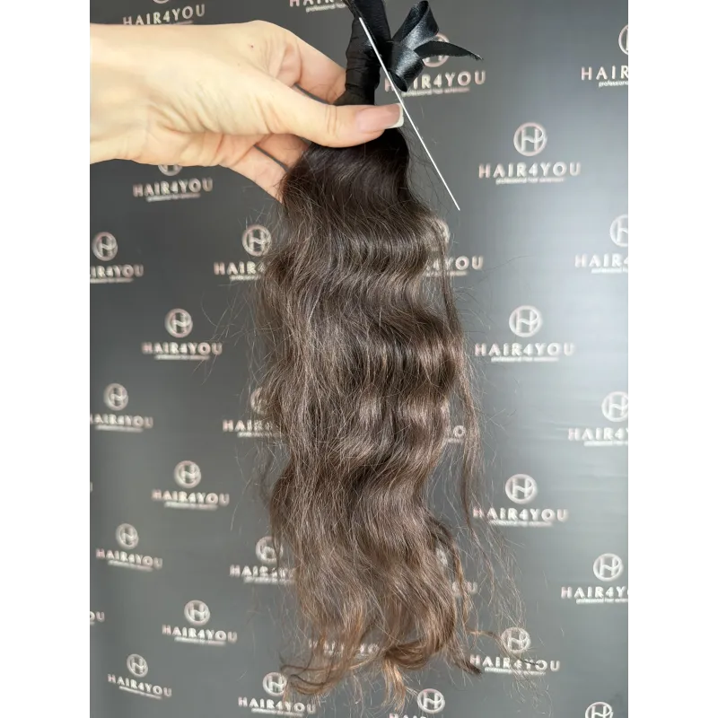 46cm 35g SLAWISCHES JUNGFRÄULICHES ECHTHAAR