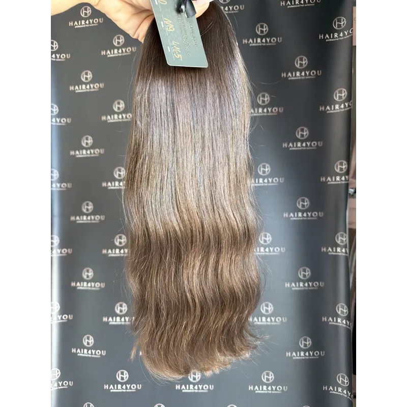 60cm 119g SLAWISCHES JUNGFRÄULICHES ECHTHAAR
