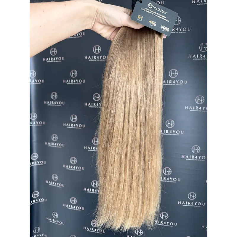 61cm 166g SLAWISCHES JUNGFRÄULICHES HAAR