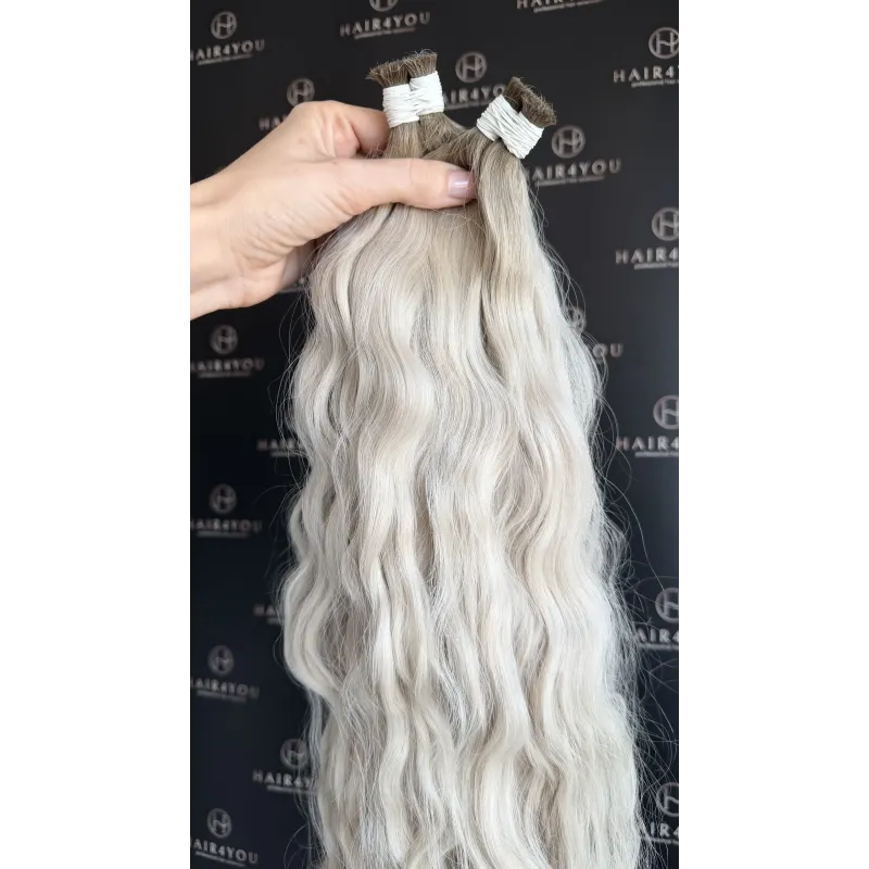 LuxLine bulk hair ponytail 60cm 6/12.0 25g WAVE wavy