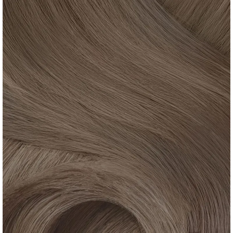 5b NEW Asch-Mittelbraun 30cm FLAT KERATIN Haare GoldLine SOFT Mini-Bondings