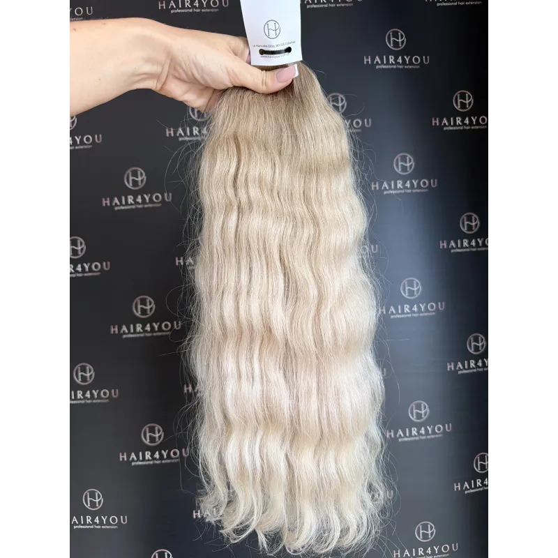 60cm 131g Slawischer Haarzopf von einem Kopf