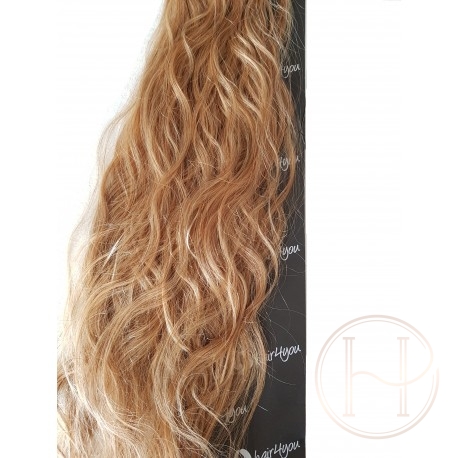 FALA 20szt na keratynę 18 średni naturalny blond