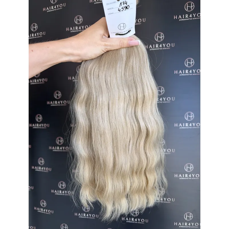 51cm 174g SLAWISCHER HAARZOPF von einem Kopf