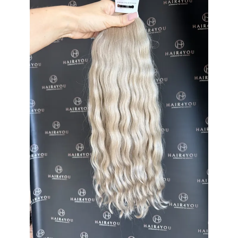 55cm 131g SLAWISCHER HAARZOPF von einem Kopf