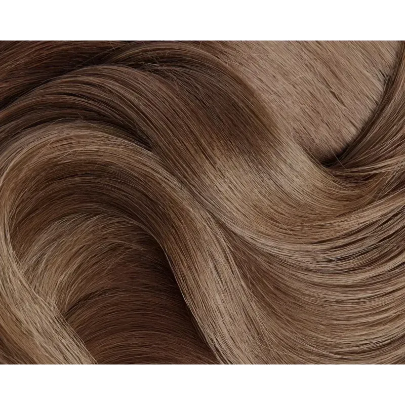 DARK TRUFFLE #4 NEW 50cm BIO TAPE GoldLine SOFT Hair Extension