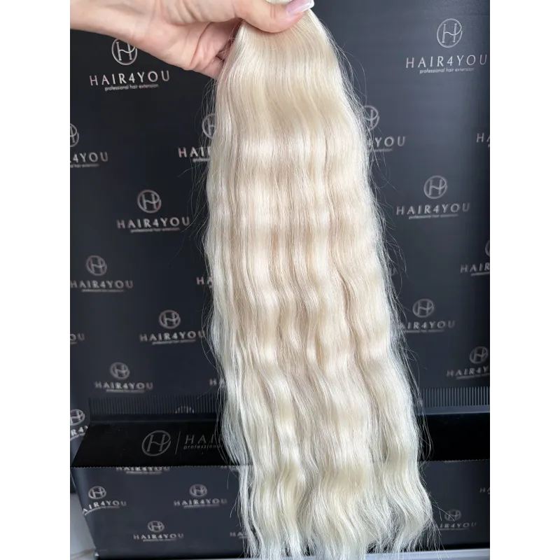 55 cm 165 g Zopf aus slawischem Echthaar (aus einem Zopf)