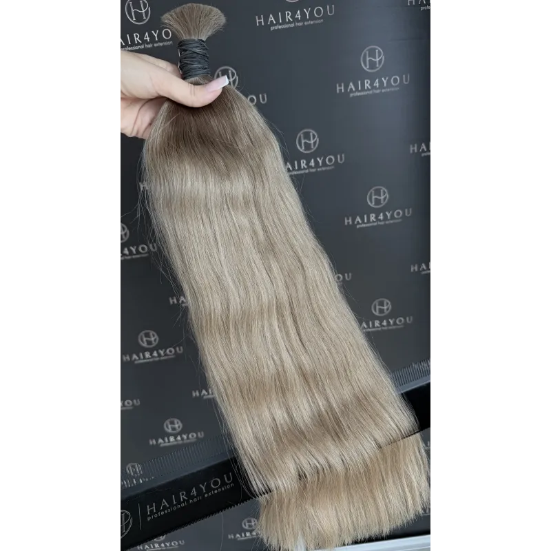 55 cm 154 g Zopf aus slawischem Echthaar (Single Donor)